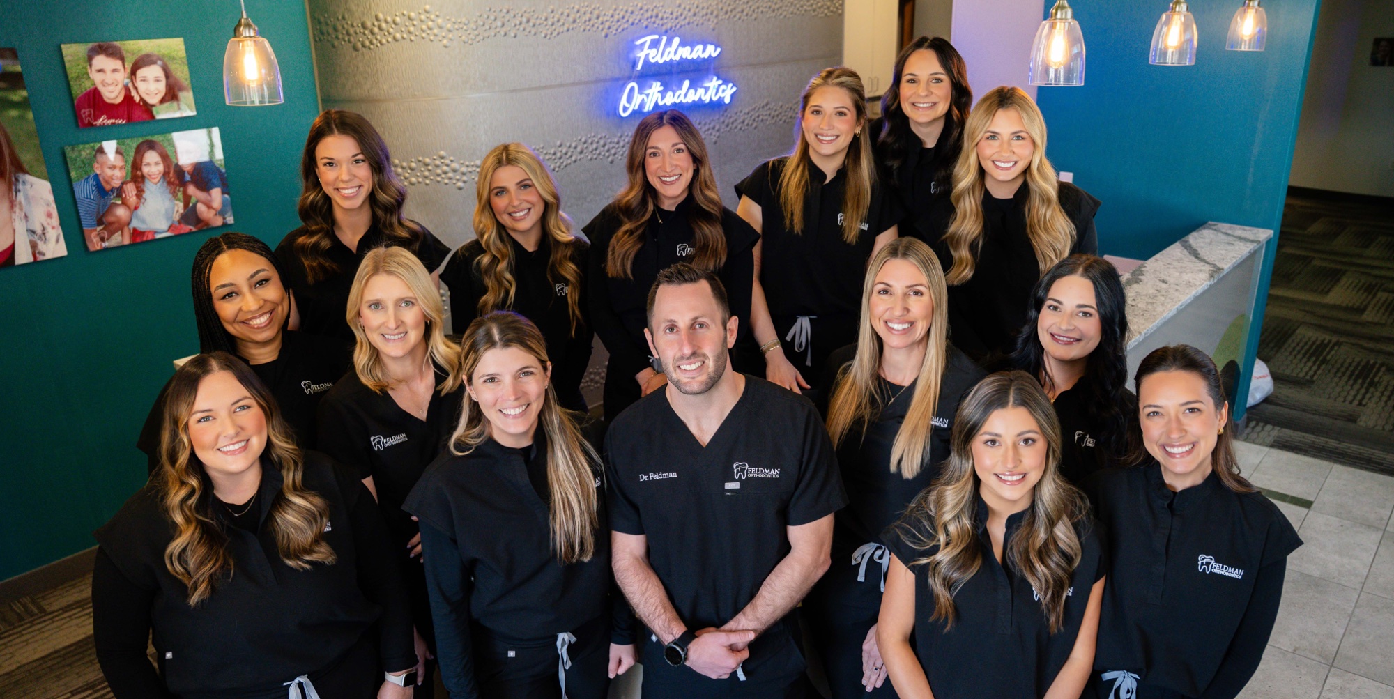 Feldman Orthodontics team photo